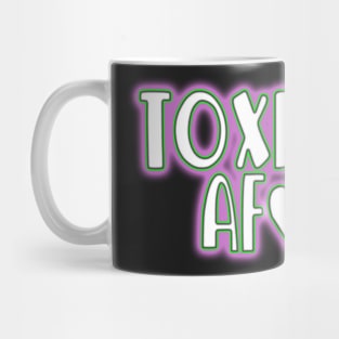 Copy of Toxic AF pretty green and pink radioactive slime Mug